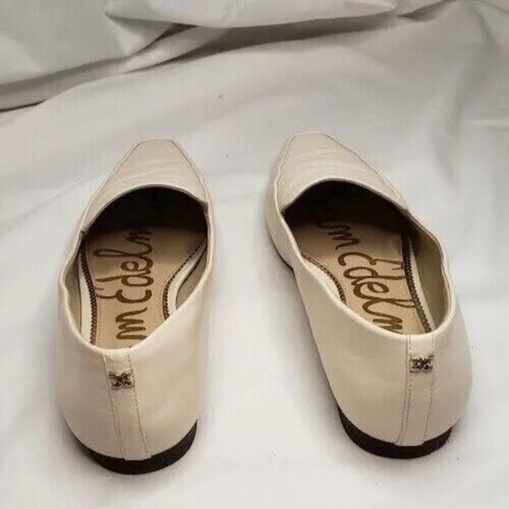Sam Edelman Emelie Square Toe Loafer in Modern Ivory Leather Women's Size 10.5M - Picture 5 of 10